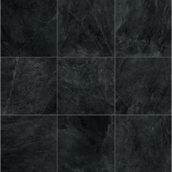 Πλακάκι Vitacer Slaterock 60x60 Εξωτερικού Χώρου Rettificato Black
